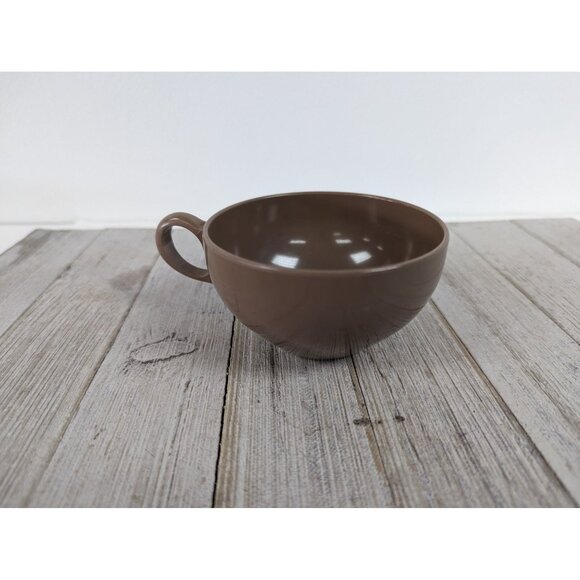Vintage Oneida Melamine Melmac Brown Coffee Tea Mug Cup Set of 1 - Picture 1 of 5